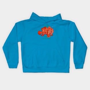 Scarlet Frogfish Kids Hoodie